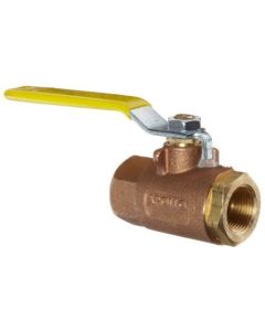 Conbraco 70LF10301 Bronze Ball Valve, Lever Handle, 1/2" NPT Female