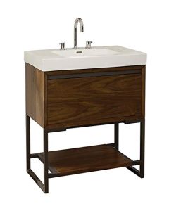 Fairmont Designs 1505-VH3018 M4 28 7/8" Free Standing Single Bathroom Vanity with One Drawer in Natural Walnut