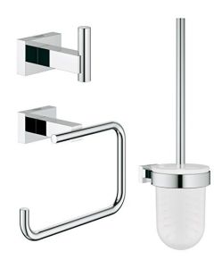Grohe 40757001 Essentials Cube Guest Restroom Set 3-In-1