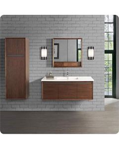 Fairmont Designs 1505-WV48 M4 48" Wall Mount Vanity in Natural Walnut