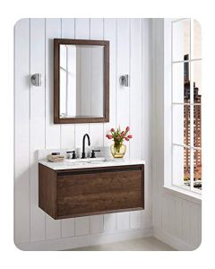 Fairmont Designs 1505-WV36 m4 36" Wall Mount Vanity - Natural Walnut