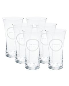 Grohe 40437000 8.5 Oz. Drinking Water Glasses Set (Set of 6)