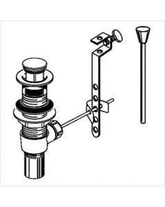 American Standard 8888031.099 Pop Up Drain, Polished Brass
