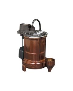 Liberty Pumps 257 1/3-Horse Power 1-1/2-Inch Discharge 250-Series Cast Iron Automatic Submersible Sump/Effluent Pump with VMF Switch