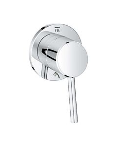 Grohe 29108001 GROHE Concetto 1-Handle 2-Way Diverter Valve Only Trim Kit In Starlight Chrome (Valve Sold Separately)