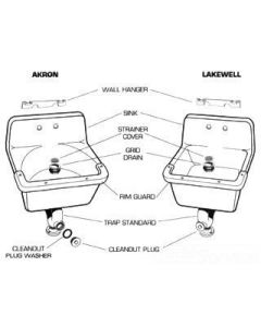 American Standard 078479-0020A Strainer Grid Cover For Cast Iron Sinks, Polished Chrome