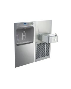 Elkay EZWS-SS8K Water Bottle Refilling Station w/Soft Sides Single Fountain, Refrigerated, Stainless Steel