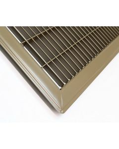 Hart & Cooley 011851 4" x 10" (Width x Height Wall Opening Size) Floor Return Air Grille 265 Series in Golden Sand