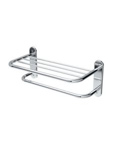 Gatco 1532 18-Inch L Towel Shelf, Chrome