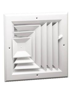 Hart & Cooley 050714 14" x 14" (Width x Height Wall Opening Size) Ceiling Diffuser A503MS Series in White
