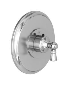 Newport Brass 3-2414TR/06 3-2414TR Single Handle Thermostatic Valve Trim with Round Escutche, Antique Brass
