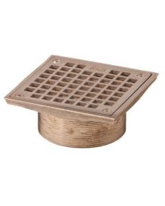 JR Smith B06NB Floor Drain Strainer, Square, 6In