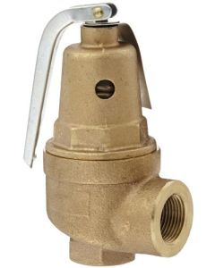 Conbraco 1060434 Bronze Pressure Relief Valve, Hot Water, 150 PSI, 3/4" NPT Female