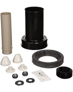 Geberit 240.752.11.1 Connector Set For Wall Mount Toilets In Alpine White