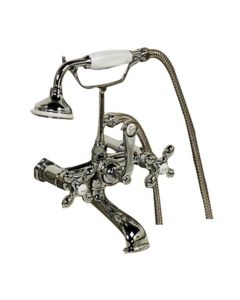 Barclay 4602-MC-PB Mounted Hand Held Clawfoot Tub and Shower