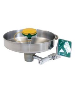 Haws 7360B-7460B Wall Mounted Stainless Bowl Eye/Face Wash with Axion MSR Eye/Face Wash Head