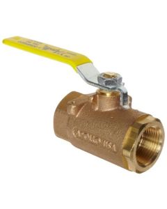 Conbraco 7110501 Bronze Ball Valve, w/ Mounting Pad, Lever Handle, 1" NPT Female