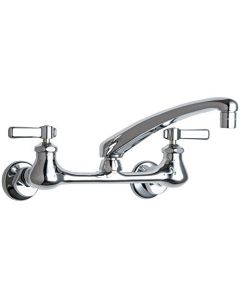 Chicago Faucets 540-LDL8ABCP Chicago Faucet Wall Mounted Sink Faucet, Chrome