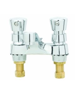 T&S Brass B-0831 TS Brass Slow Self-Closing Centerset Lavatory Faucet, Chrome