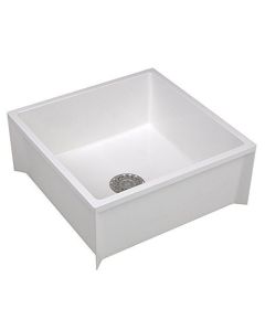 Mustee 63M Mop Sink, White, 24 In L