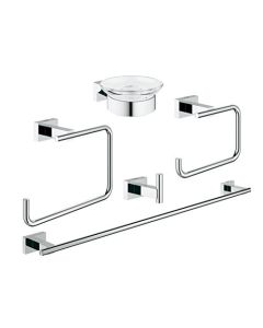 Grohe 40758001 Essentials Cube Master Bathroom Set 5-In-1