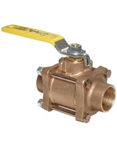 Conbraco 82LF20801 Bronze Ball Valve, Lever Handle, 2" Solder End