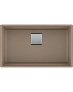 Franke PKG11031OYS Peak Granite Undermount Single Bowl Kitchen Sink, Oyster