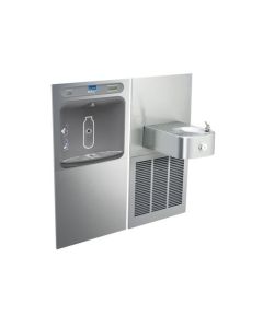 Elkay LZWS-SS8K EZH2O Water Bottle Refilling Station, Soft Sides Single Refrig. Cooler, Filtered, Stainless