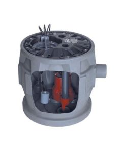 Liberty Pumps P382LE41 4/10-Horse Power 24 by 24-Inch Pro380 Series Simplex Sewage System