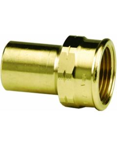 Viega 79435 ProPress Zero Lead Bronze Adapter with Female 1/2-Inch by 3/4-Inch FTG x Female NPT