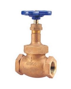 Nibco NL34006 T-235-Y Bronze 2-Port Globe Valve, 1/2"