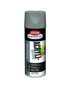 Krylon K01608 A00 Smoke Gray Five Ball Interior/Exterior Spray Pai, 12 Oz