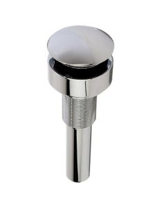 Decolav 9031-CP DECOLAV Decorative Non-Closing Umbrella Drain with Removable Mounting System, Polished Chrome