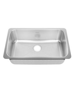 American Standard 14SB.301900.073 Prevoir 30-1/8" Length Undermount Single Bowl Stainless Steel Kitchen Sink