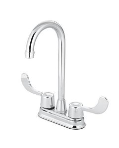 Kingston Brass KB491ADA Magellan 4-Inch Center Bar Faucet with ADA Blade Handle, 4-3/4-Inch, Polished Chrome