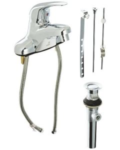 Zurn Industries Z7442-XL Zurn 4" Centerset Sierra Faucet with 1/2" IPS Connections, Lever Handle and Metal Pop-up