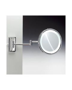 Nameeks WINDISCH 99187/D-CR-5X 99187/D Windisch 9" Wall Mounted Single Sided Makeup Mirror with 3x/5x M, Chrome / 5x