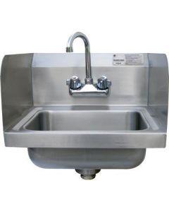 Advance Tabco 7-PS-EC-SP Economy 17" x 15.25" Single Wall Mounted Hand Sink with Faucet