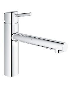 Grohe 31453001 Concetto Ohm Sink Pull-Out Spray, Us in Chrome