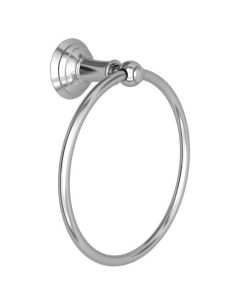 Newport Brass 34-09/26 34-09 Solid Brass Towel Ring from the Aylesbury and Jacobean Colle, Polished Chrome
