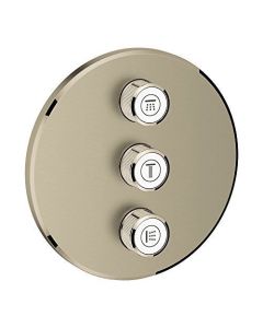Grohe 29122EN0 GROHE 29122 Round Brushed Nickel Smartcontrol 3 Diverter