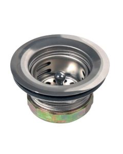 Elkay D5018A Dayton Basket Strainers Polished 300 Series Stainless Steel