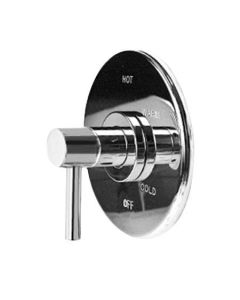 Newport Brass 4-1504BP/15S 4-1504BP East Linear Collection Single Handle Round Pressure Balan, Satin Nickel