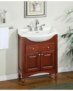 Empire W26CO Windsor 26" Narrow Depth Bathroom Vanity Base Base Finish: Cognac