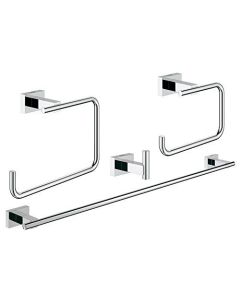 Grohe 40778001 Essentials Cube Master Bathroom Set 4-In-1