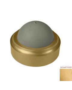 Baldwin Flush Bumper, Machine Screw & Expansion Shield, Satin Brass