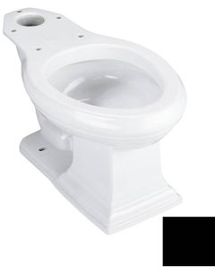 Kohler 4254-7 Memoirs elongated toilet bowl, less seat in black