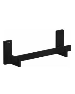 Axor 42613670 Universal Rectangular 12" Width Wall Mounted Metal Towel Bar in Matte Black