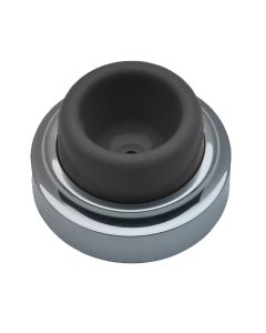 Baldwin 4274.264 Flush Bumper, Concave, Machine Screw and Expansion Shield, Satin Chrome