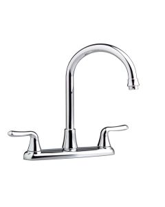 American Standard 4275550.002 Colony Widespread Kitchen Faucet With Sidespray in Polished Chrome